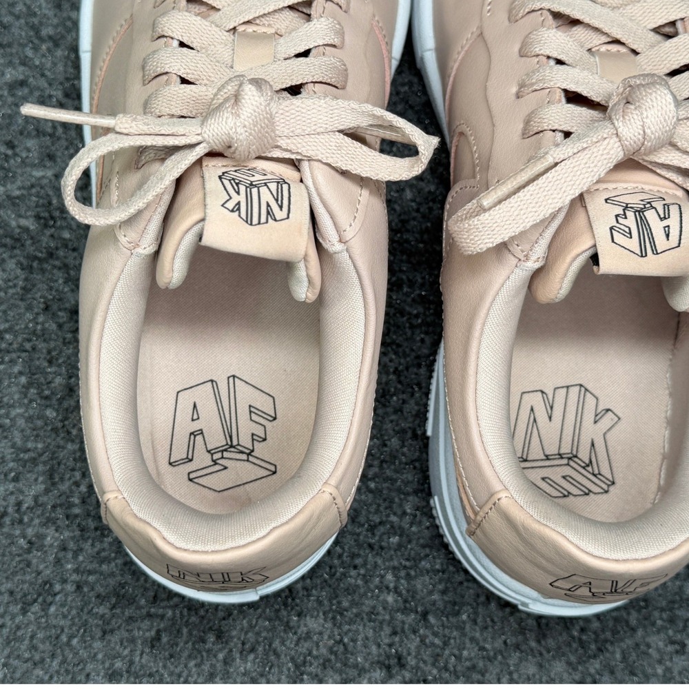 Nike Air Force 1 Low Pixel Sneaker Womens 8.5 Pixel Particle Beige Platform Shoe - Picture 9 of 12
